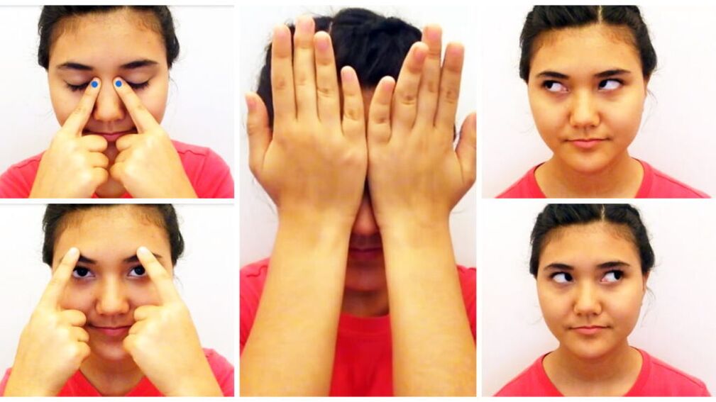 Augenübungen fir d'Visioun ze restauréieren